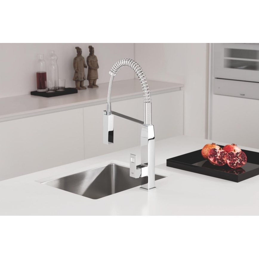 GROHE 31395000 - Kriauklės maišytuvas EUROCUBE 547 mm blizgus chromas