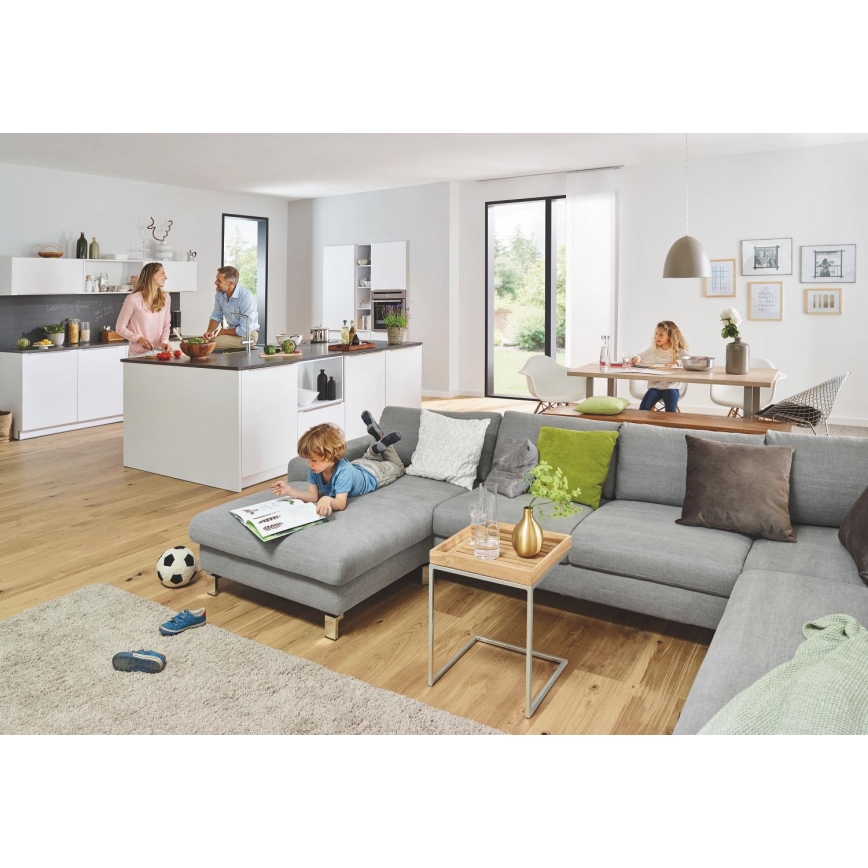 GROHE 31454001 - Kriauklės maišytuvas BLUE HOME, L formos snapas, blizgus chromas