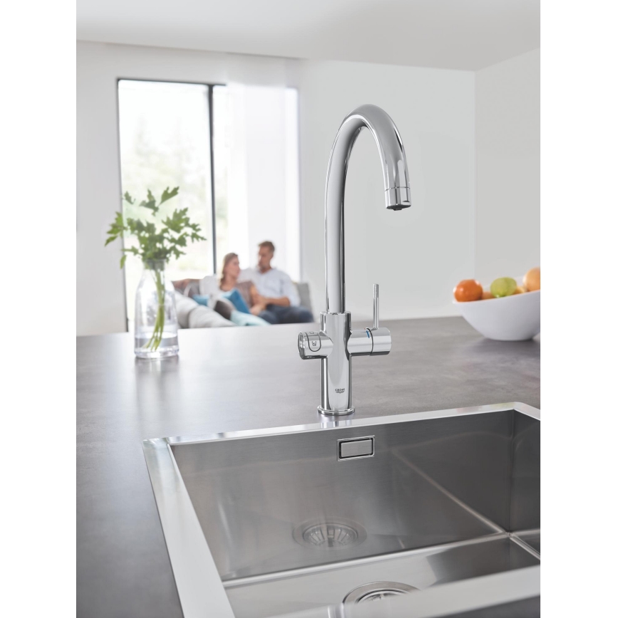 GROHE 31455001 - Kriauklės maišytuvas BLUE HOME blizgus chromas