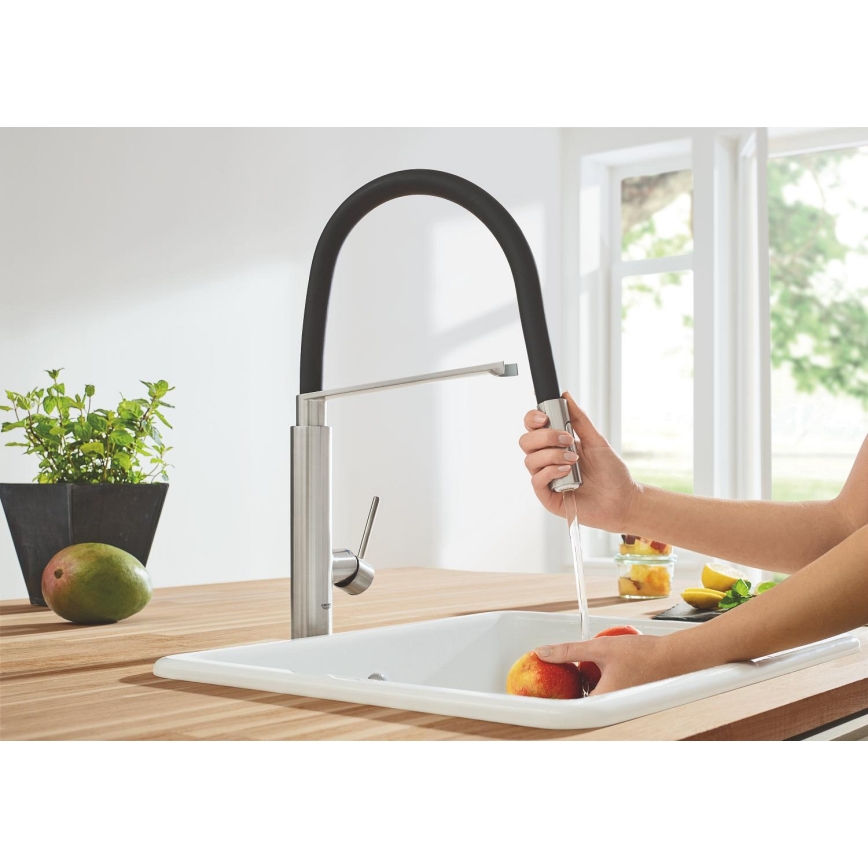 GROHE 31491DC0 - Kriauklės maišytuvas CONCETTO DN 15 iš nerūdijančio plieno