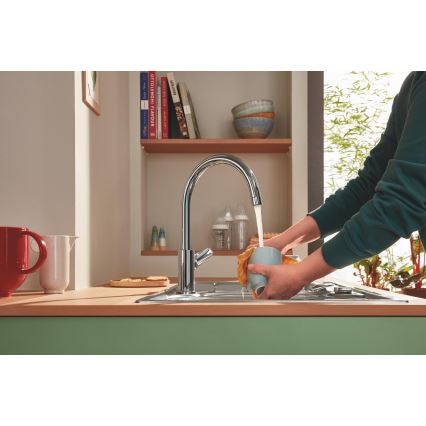 GROHE 31564SD1 - Virtuvinė kriauklė K200, 965 × 500 mm, iš nerūdijančio plieno