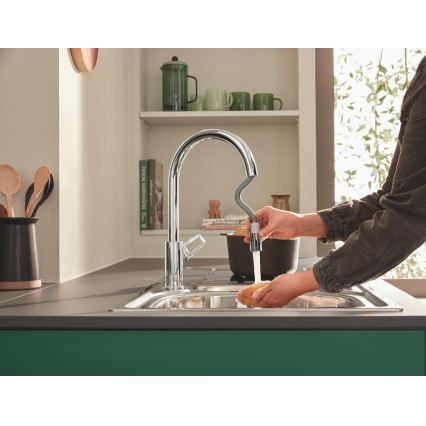 GROHE 31564SD1 - Virtuvinė kriauklė K200, 965 × 500 mm, iš nerūdijančio plieno