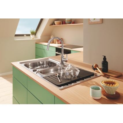 GROHE 31564SD1 - Virtuvinė kriauklė K200, 965 × 500 mm, iš nerūdijančio plieno