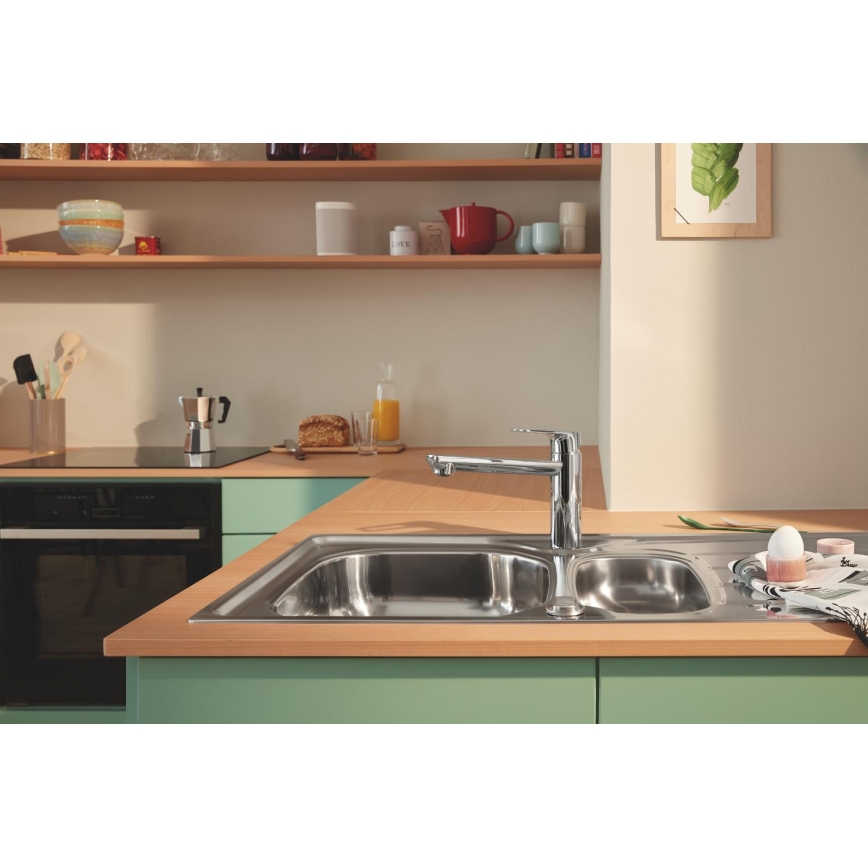 GROHE 31564SD1 - Virtuvinė kriauklė K200, 965 × 500 mm, iš nerūdijančio plieno