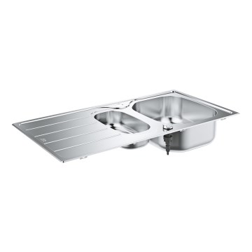 GROHE 31564SD1 - Virtuvinė plautuvė K200 965 × 500 mm, nerūdijančio plieno