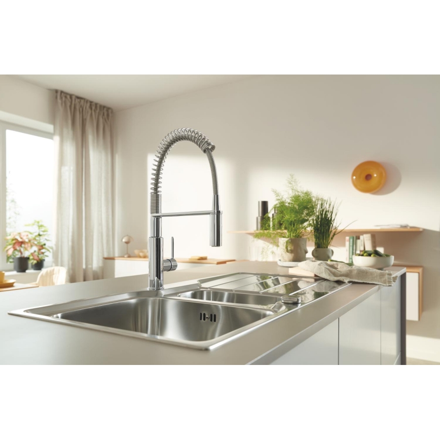 GROHE 31572SD1 - Kriauklė K500 1000 × 500 mm nerūdijančio plieno