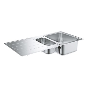 GROHE 31572SD1 - Virtuvinė plautuvė K500 1000 × 500 mm, nerūdijančio plieno