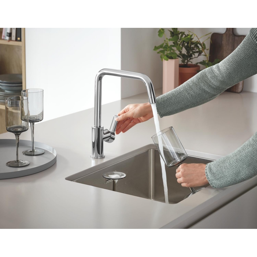 GROHE 31574SD1 - Virtuvinė kriauklė K700U, 550 x 450 mm, nerūdijančio plieno