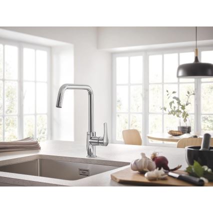 GROHE 31574SD1 - Virtuvinė kriauklė K700U, 550 x 450 mm, nerūdijančio plieno