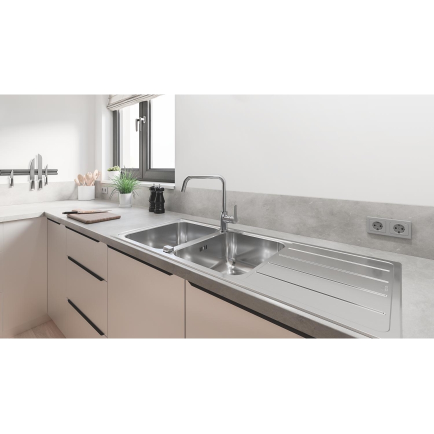 GROHE 31588SD1 - Plautuvė K500 1160 × 500 mm, iš nerūdijančio plieno