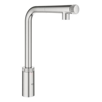 GROHE 31613DC0 - Plautuvės maišytuvas A SmartControl, nerūdijančio plieno