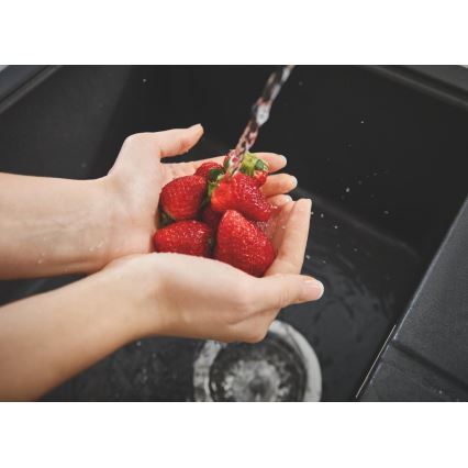 GROHE 31639AP0 - Kompozitinė kriauklė K400 780 × 500 mm juoda