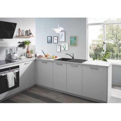 GROHE 31640AP0 - kompozitinė kriauklė K400 860 × 500 mm juoda