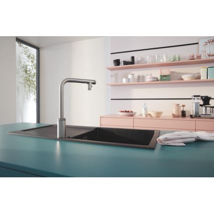 GROHE 31645AP0 - Kompozitinė plautuvė K500 1000 × 500 mm juoda