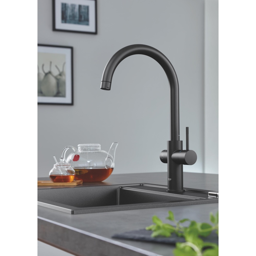 GROHE 31651AP0 - Kompozitinė plautuvė K700 560 × 510 mm juoda