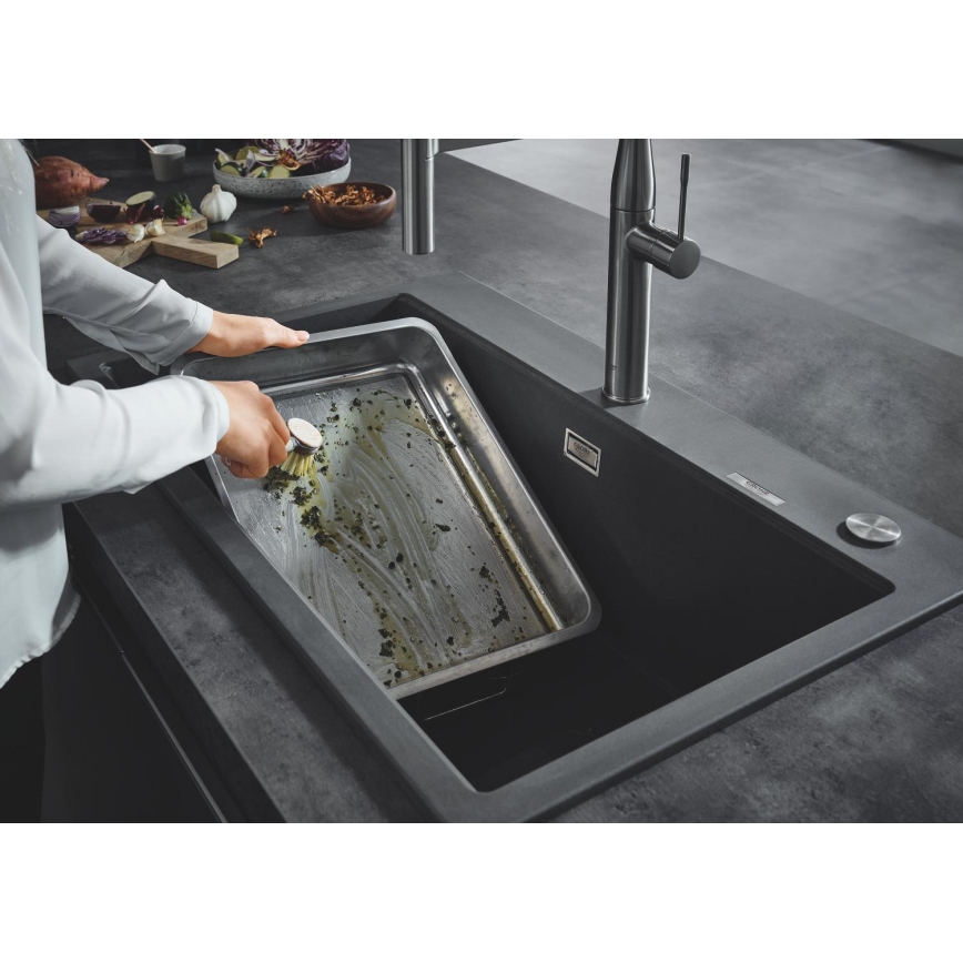 GROHE 31652AP0 - Kompozitinė plautuvė K700 780 × 510 mm juoda