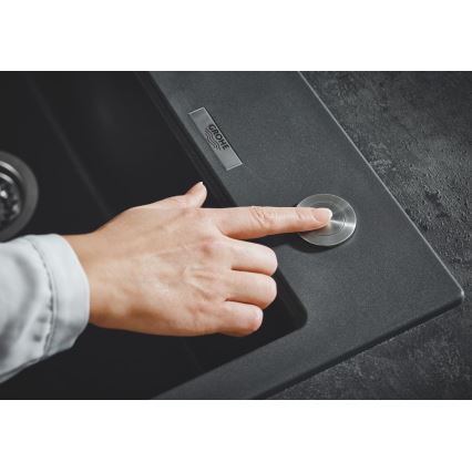 GROHE 31652AP0 - Kompozitinė virtuvinė kriauklė K700 780 × 510 mm granitinė/juoda