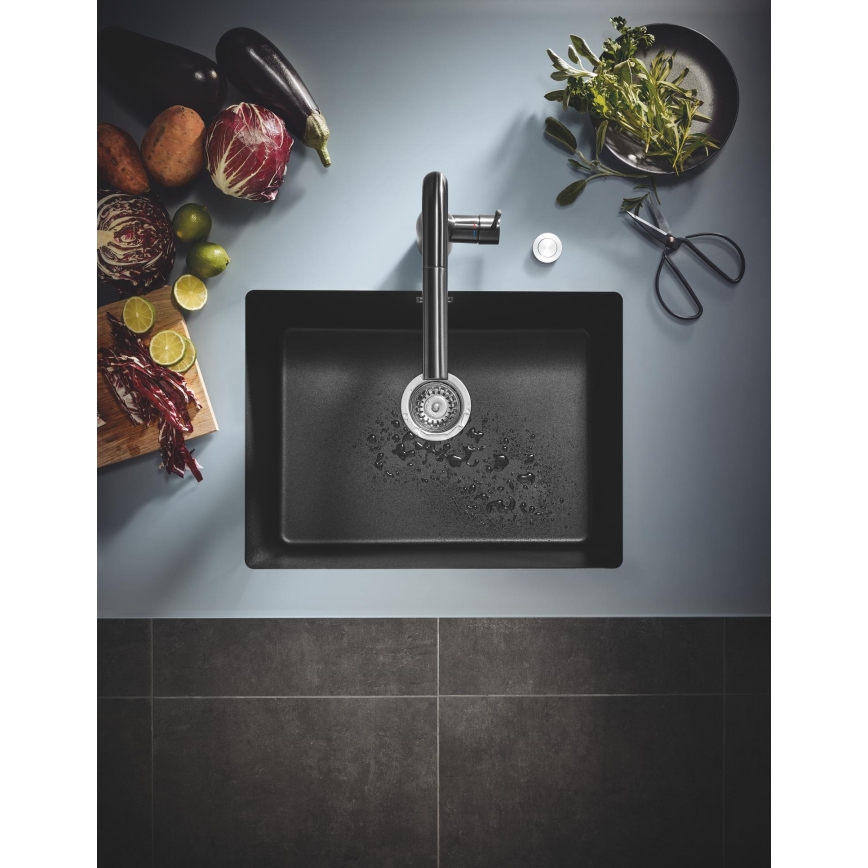 GROHE 31655AP0 - Kompozitinė plautuvė K700U 610 × 460 mm juoda