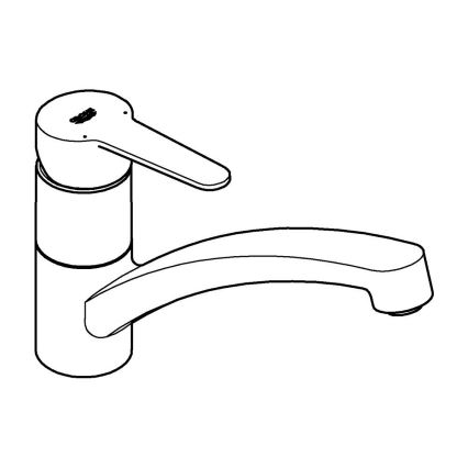 GROHE 31685000 - STARTECO virtuvinis maišytuvas, blizgus chromas