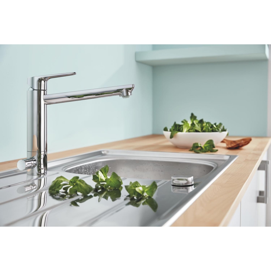 GROHE 31696000 - BAUEDGE kriauklės maišytuvas, blizgus chromas