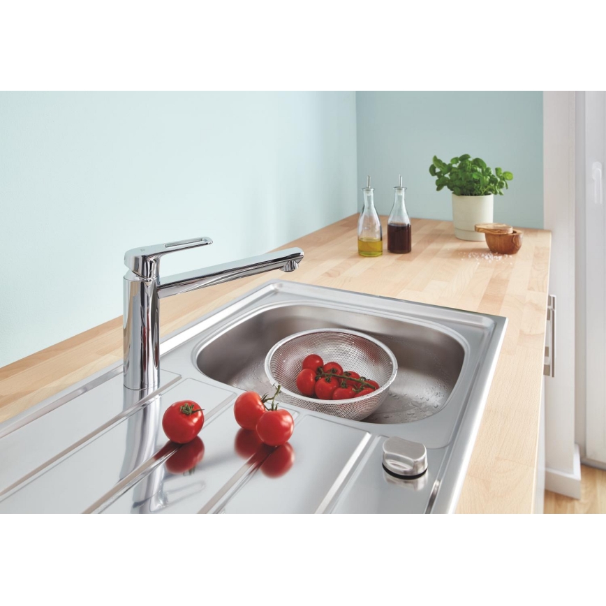 GROHE 31706000 - Kriauklės maišytuvas BAULOOP blizgus chromas