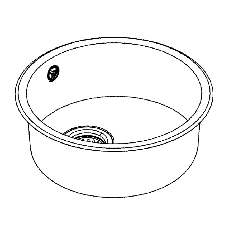 GROHE 31720SD0 - Plautuvė K200 440 x 440 x 180, iš nerūdijančio plieno