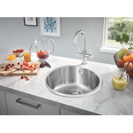 GROHE 31720SD0 - Plautuvė K200 440 x 440 x 180, iš nerūdijančio plieno