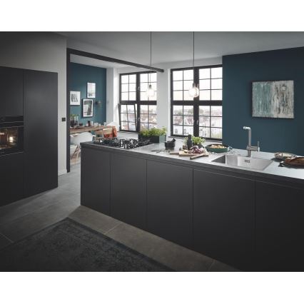 GROHE 31726SD0 - virtuvinė kriauklė K700 550 × 450 mm, iš nerūdijančio plieno