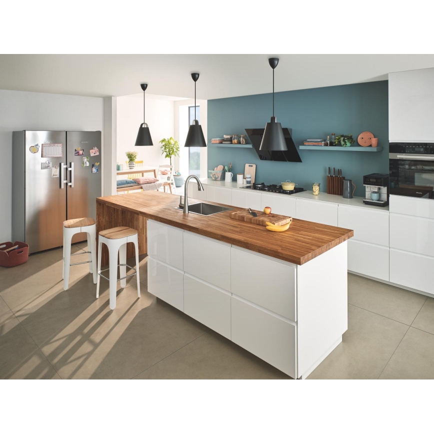 GROHE 31726SD0 - virtuvinė kriauklė K700 550 × 450 mm, iš nerūdijančio plieno