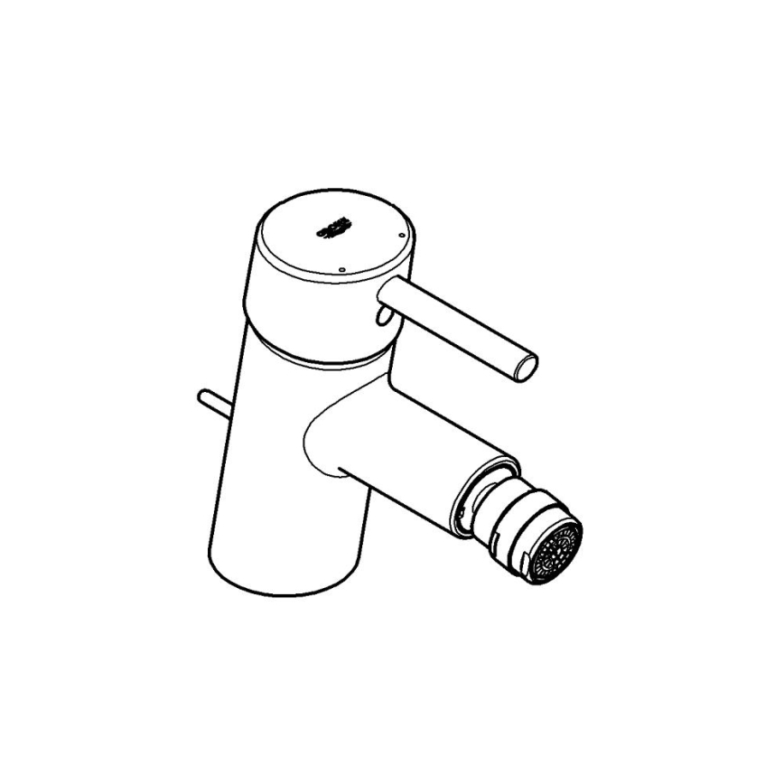 GROHE 32208001 - bidetinis maišytuvas CONCETTO DN 15 blizgus chromas