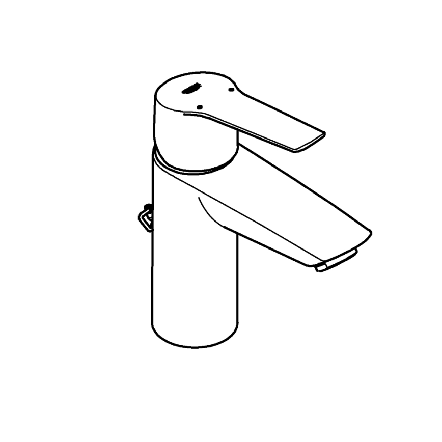 GROHE 32277002 - Praustuvo maišytuvas START, dydis S, blizgus chromas