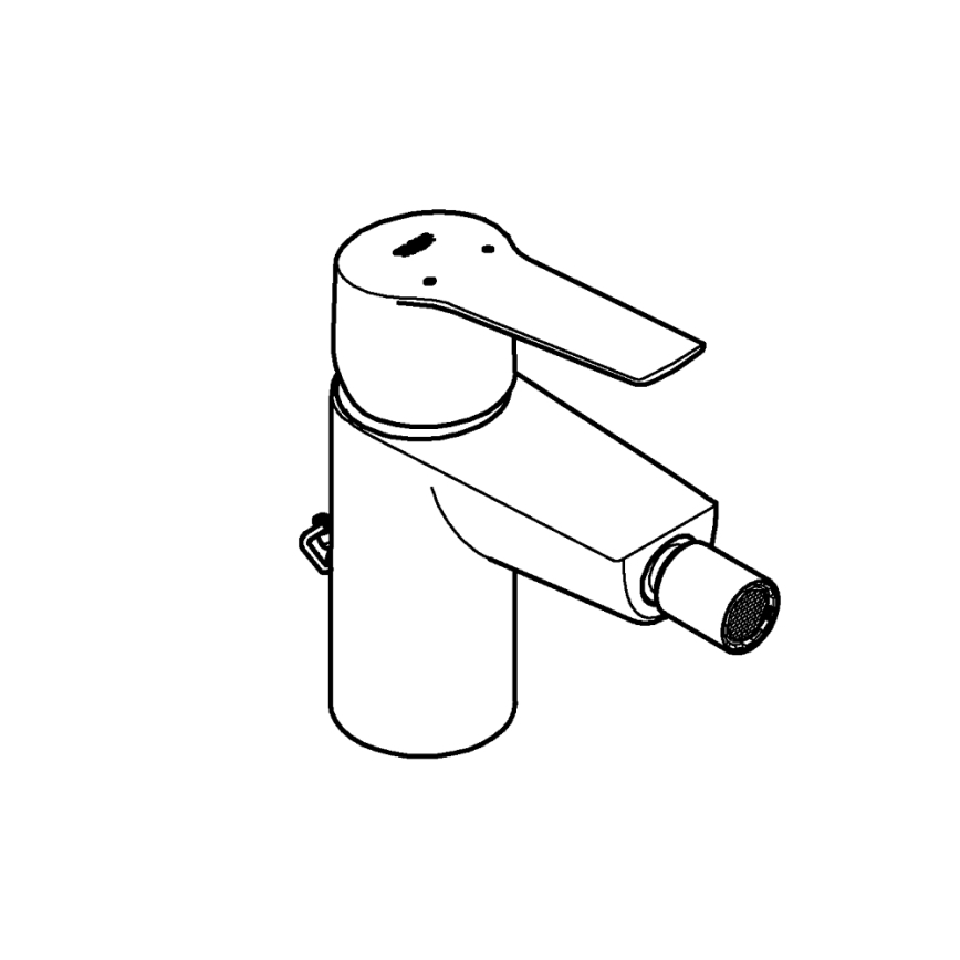 GROHE 32281002 - Bidė maišytuvas START S blizgus chromas