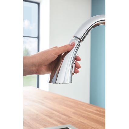 GROHE 32294002 - Plautuvės maišytuvas ZEDRA 401 mm blizgus chromas