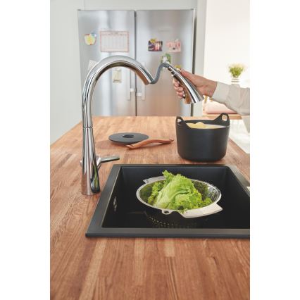 GROHE 32294002 - Plautuvės maišytuvas ZEDRA 401 mm blizgus chromas