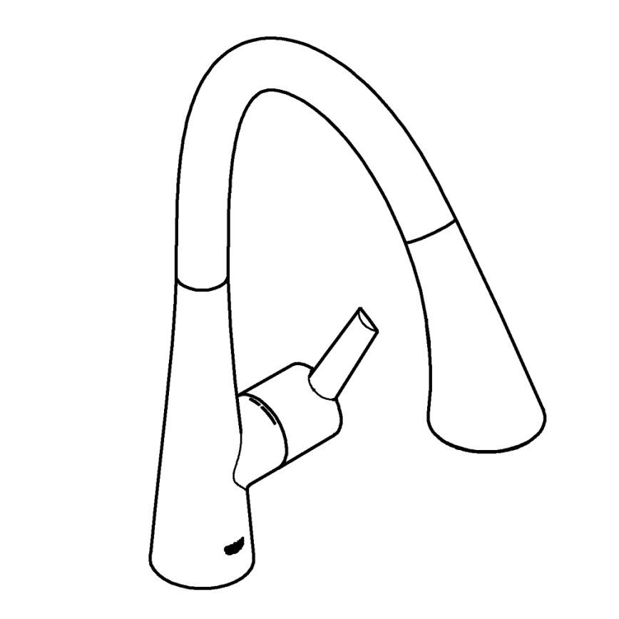 GROHE 32294DC2 - virtuvinis maišytuvas ZEDRA, nerūdijančio plieno