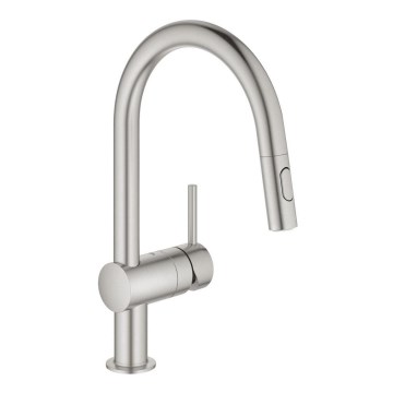 GROHE 32321DC2 - Plautuvės maišytuvas A, nerūdijančio plieno
