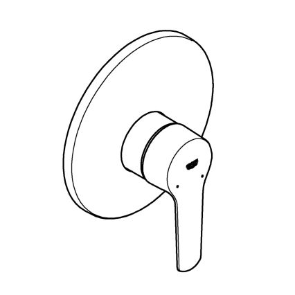 GROHE 32590002 - dušo maišytuvas START, blizgus chromas