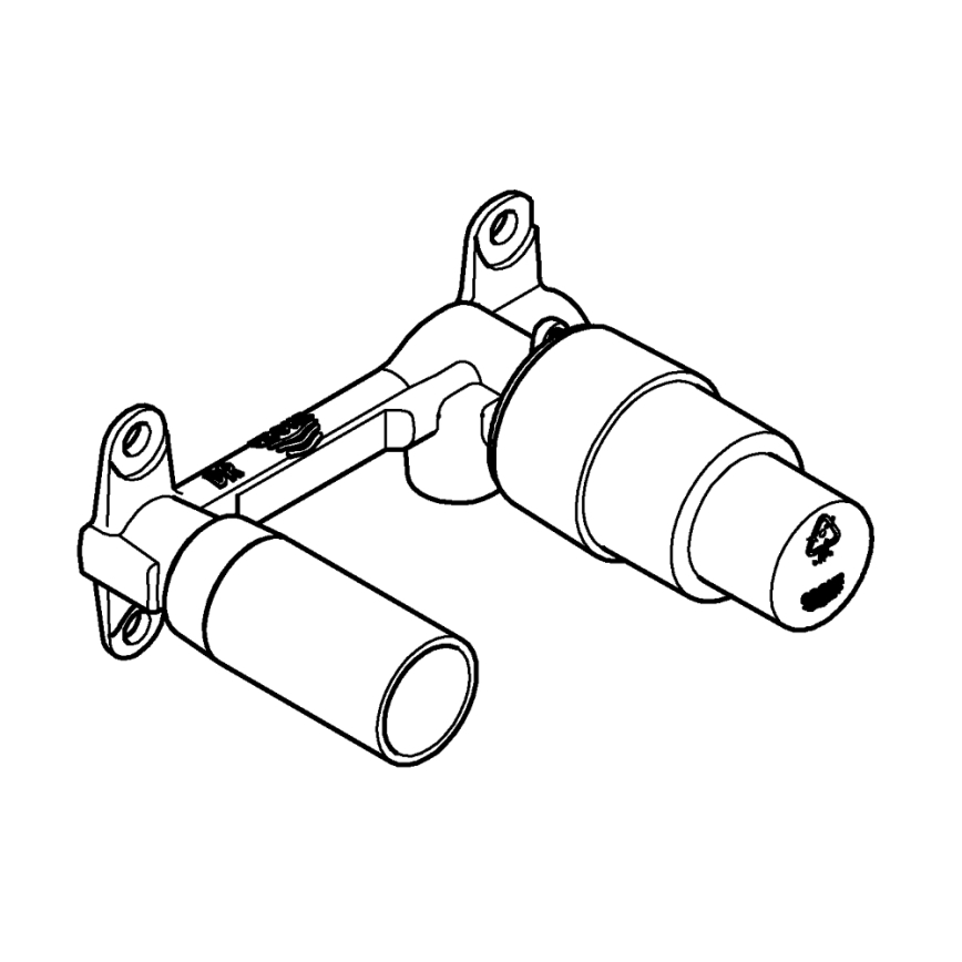 GROHE 32635000 - Potinkinis maišytuvas DN 15 DR- žalvaris