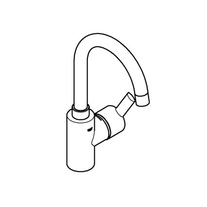 GROHE 32723001 - Praustuvo maišytuvas FEEL, L dydis, blizgus chromas