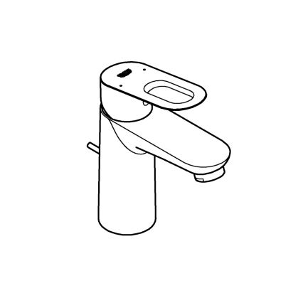 GROHE 32814000 - Praustuvo maišytuvas BAULOOP blizgus chromas