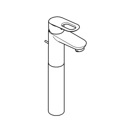 GROHE 32856000 - Praustuvo maišytuvas BAULOOP 12” blizgus chromas