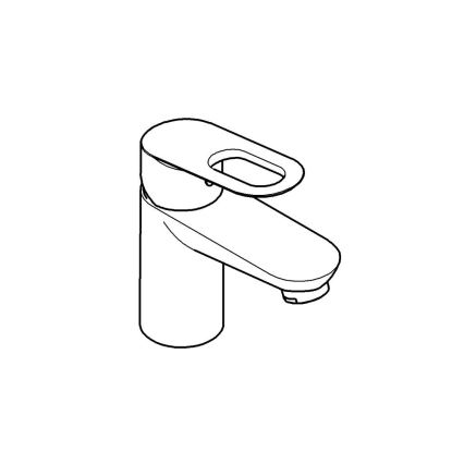 GROHE 32857000 - BAULOOP DN 15 stulpinis vožtuvas, blizgus chromas