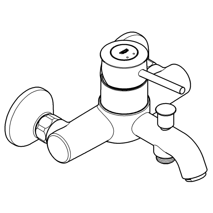 GROHE 32865000 - Vonios maišytuvas BAUCLASSIC DN 15 blizgus chromas