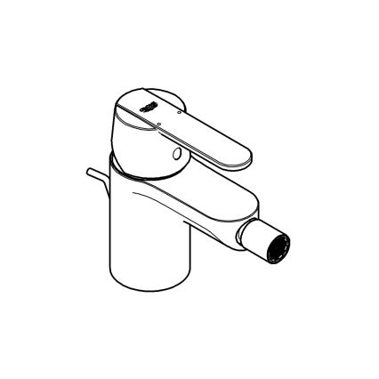 GROHE 32885000 - Bidetinis maišytuvas GET DN 15, blizgus chromas