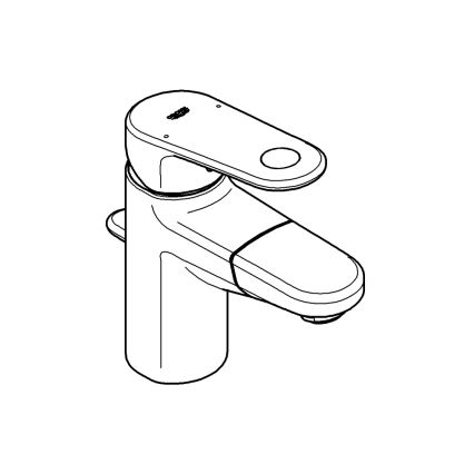 GROHE 33155002 - Praustuvo maišytuvas EUROPLUS DN 15 blizgus chromas