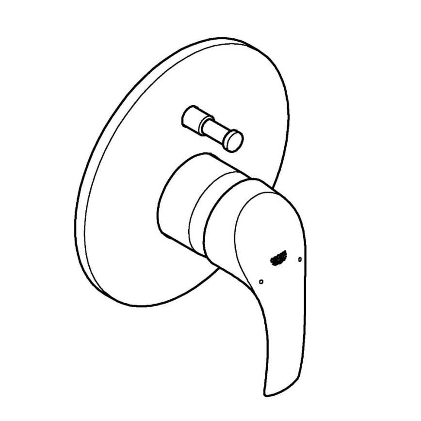 GROHE 33305002 - Vonios maišytuvas DN 15, blizgus chromas