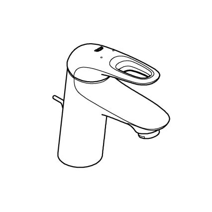 GROHE 33558LS3 - praustuvo maišytuvas EUROSTYLE dydis S baltas