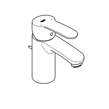 GROHE 33561002 - Praustuvo maišytuvas EUROSTYLE COSMOPOLITAN DN 15 blizgus chromas