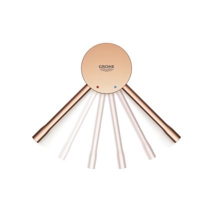 GROHE 33624DL1 - ESSENCE vonios maišytuvas, 193 mm, šlifuoto vario apdaila