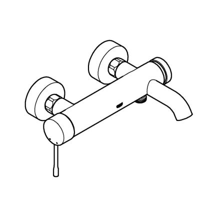 GROHE 33624GN1 - Vonios maišytuvas ESSENCE 193 mm šlifuoto aukso